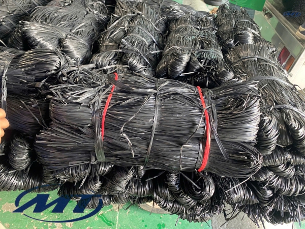 Dây Ni lông (bẹ đen MỀM- CỨNG) Đen (10kg/ 1 bó )