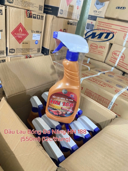 Dầu lau bóng đa năng HN 188 (550ml) (12c/ TH)